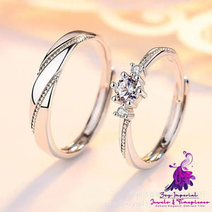 Sterling Silver Wedding Ring Set