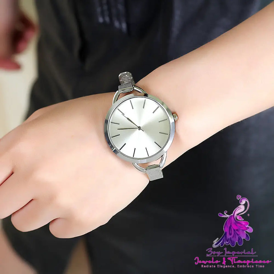 Elegant Stainless Steel Ladies Watch