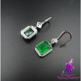 Retro Emerald Earrings