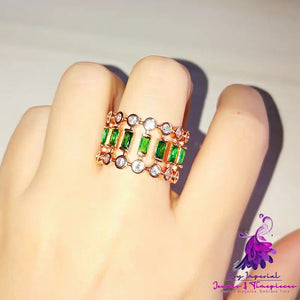 Emerald Gold-plated Ring Setting