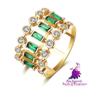 Emerald Gold-plated Ring Setting