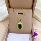 Emerald High-grade Pendant Necklace