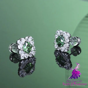 Emerald Stud Earrings