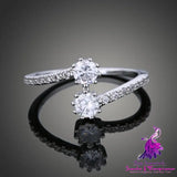 Luxury Zircon Engagement Ring