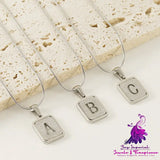 Hollow Letter English Letter Necklace