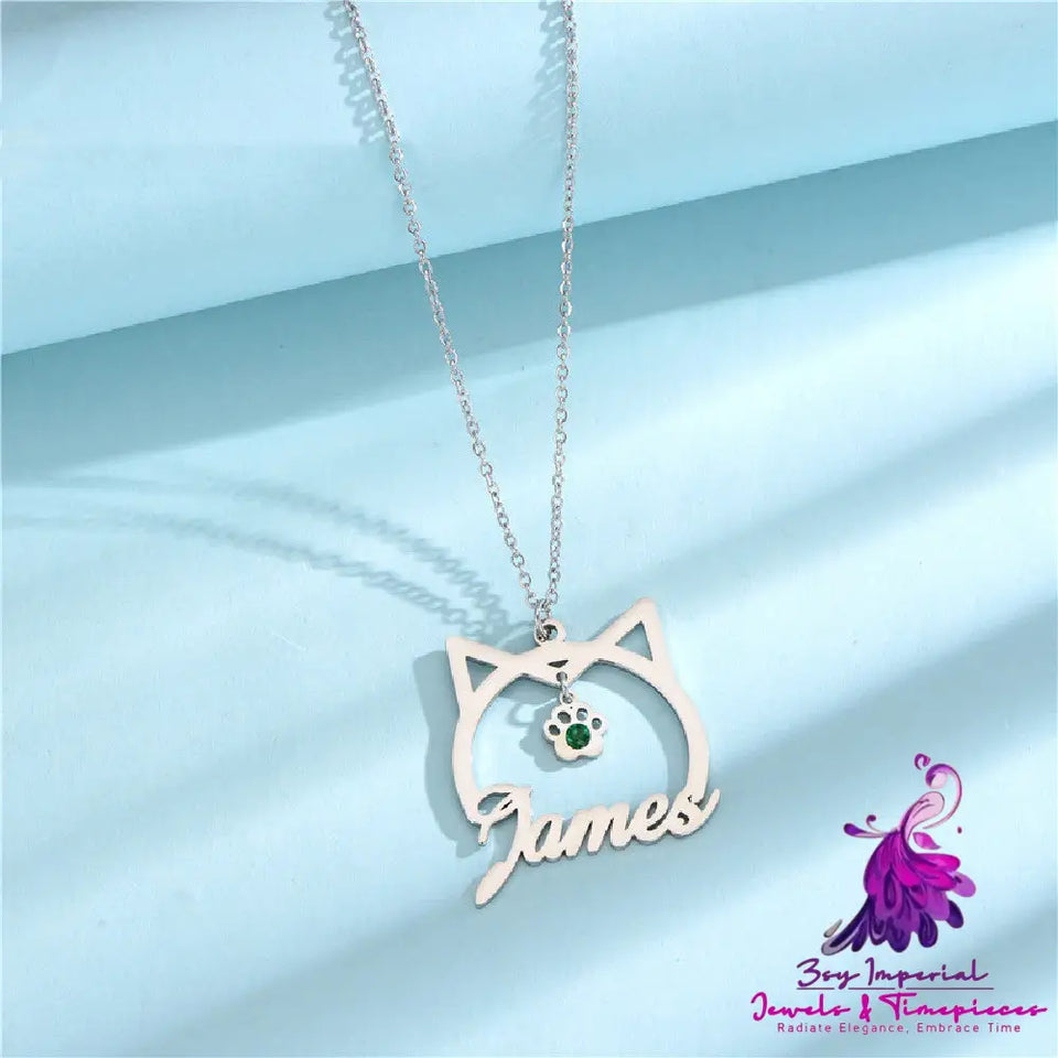 Personalized English Name Necklace