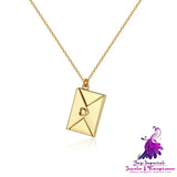 Envelope Necklace