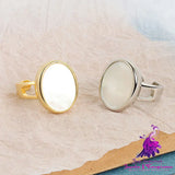 European And American Wind Minimalist Shell Ring