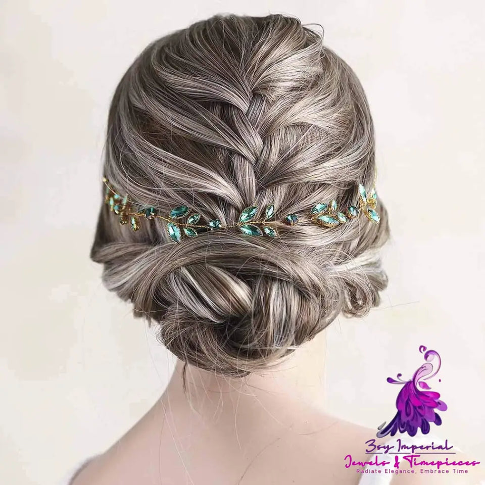 Green Crystal Hair Accessories