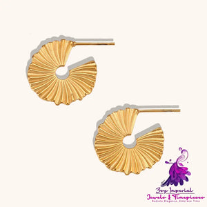 Exaggerated SUNFLOWER Stud Earrings