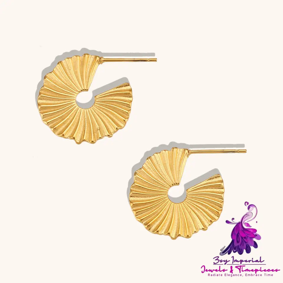 Exaggerated SUNFLOWER Stud Earrings