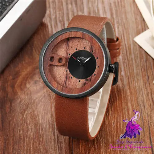 Top Brand Wooden Men’s Exquisite Watch