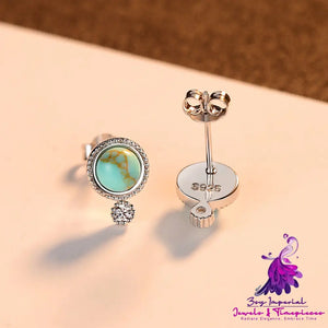 Exquisite Turquoise Stud Earrings