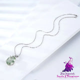 Luxurious Natural Gem Pendant Necklace