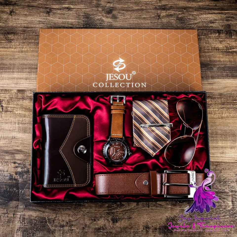 Exquisite Men’s Gift Set with Watch