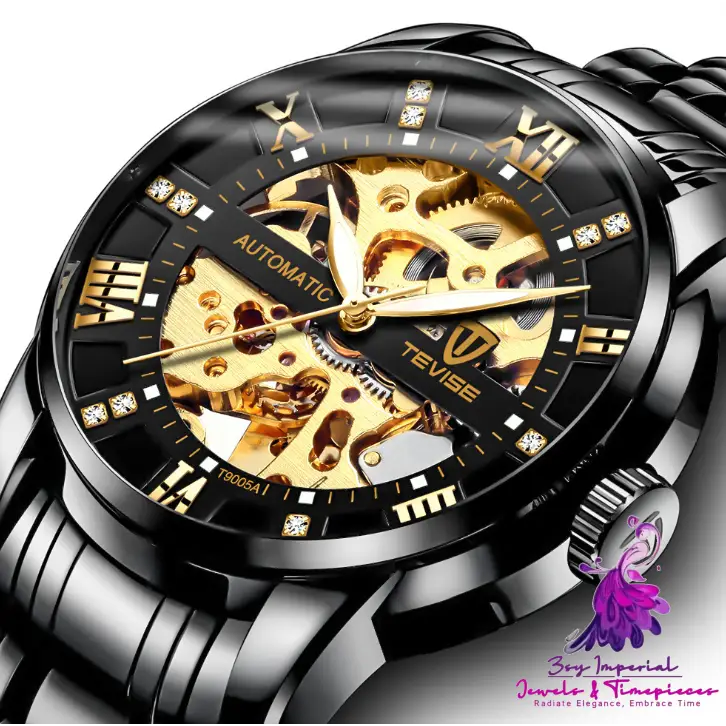 Fashion Automatic Mechanical Men’s Hollow Watch