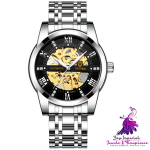 Fashion Automatic Mechanical Men’s Hollow Watch