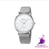 Casual GENEVA Classic Quartz Watch