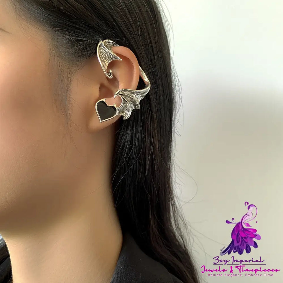 Fashion Creative Halloween Elf Wings Ear Bone Clip