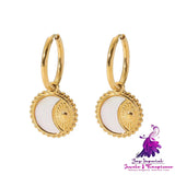 Women’s Fashion Sun Pendant Earrings