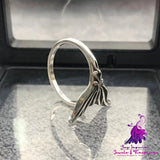 Retro Thai Silver Fishtail Ring For Female Niche Design