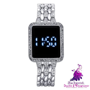 LED Square Steel Belt Foreign Trade Fashion Watch