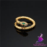 Exquisite Gold Color Snake Ring