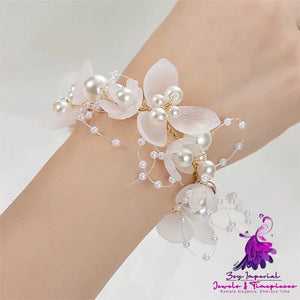 Korean Performance Vacation Hair Band Wrist Flower