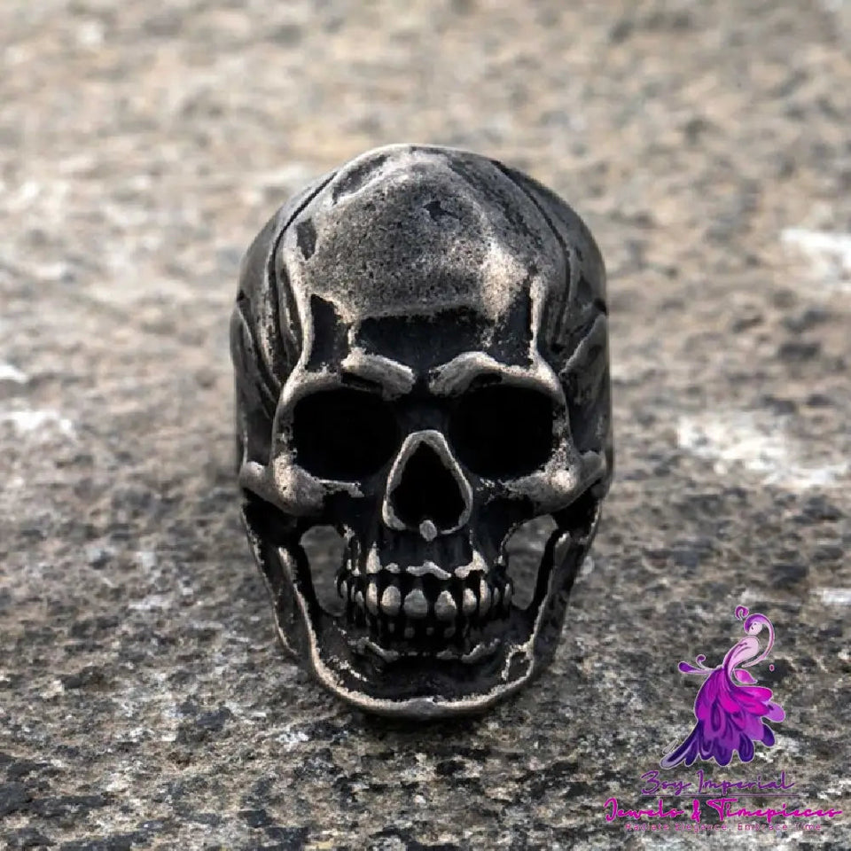 Fashion Personality Halloween Punk Skull Ring