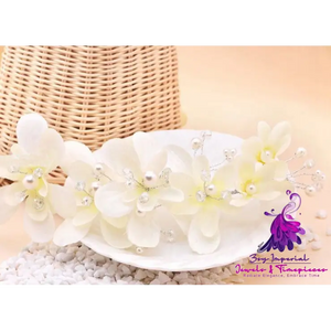 Korean Version Pearl Bride Headdress