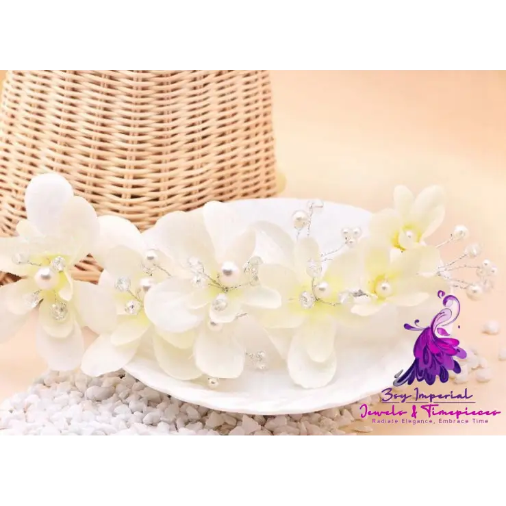 Korean Version Pearl Bride Headdress