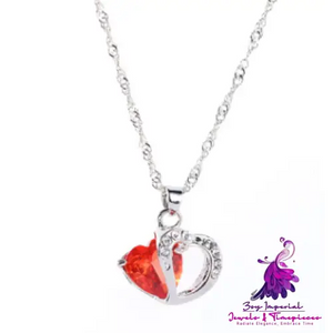 Fashion Heart Pendant Necklace for Women