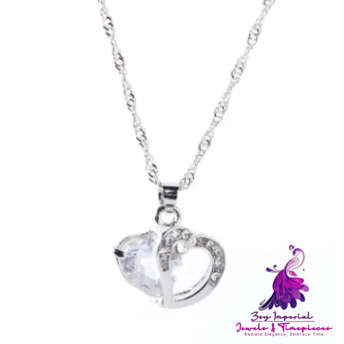 Fashion Heart Pendant Necklace for Women