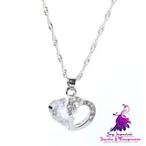 Fashion Heart Pendant Necklace for Women