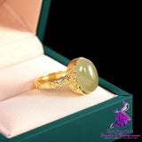 Simple Hetian Jade Ring