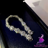 Women’s Fashion Full Diamond Flower Bracelet