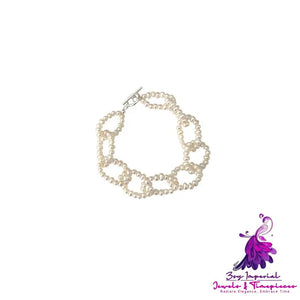 Women’s Natural Freshwater Pearl Bracelet