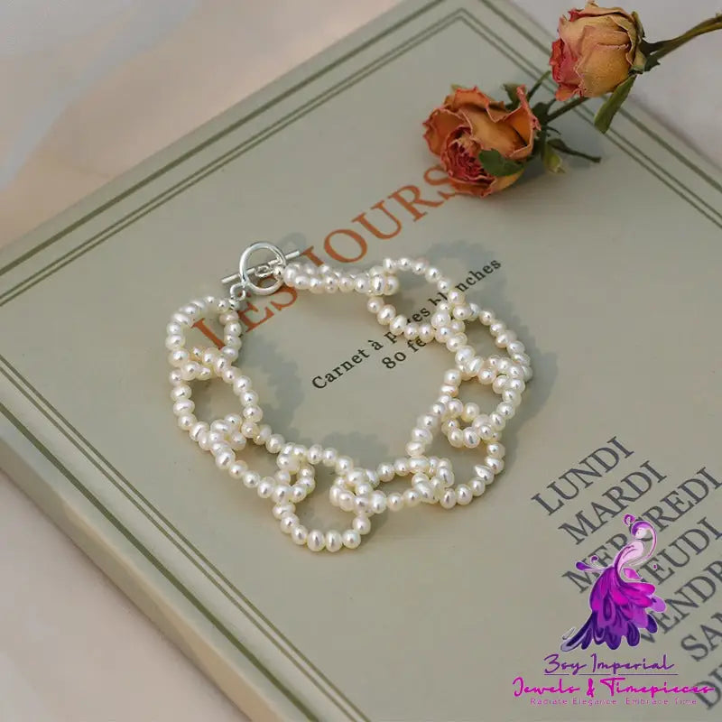 Women’s Natural Freshwater Pearl Bracelet