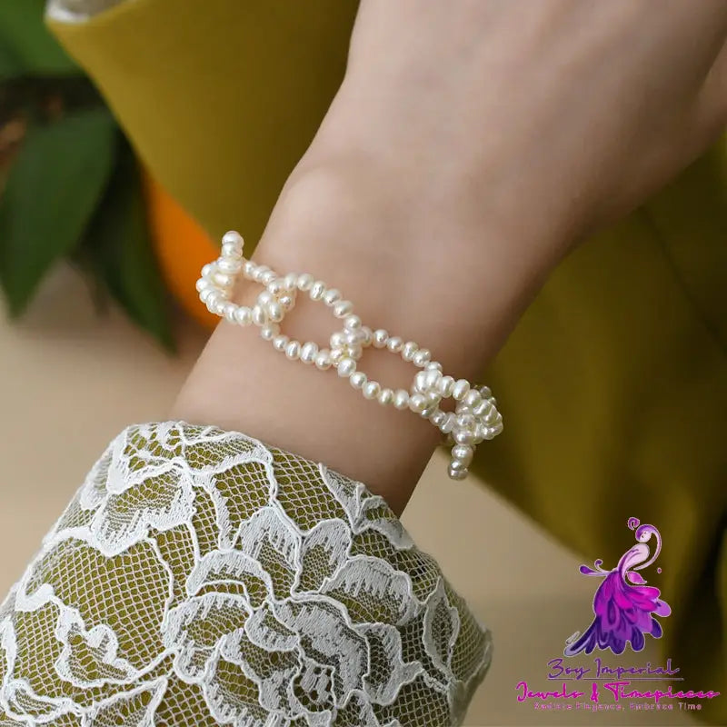 Women’s Natural Freshwater Pearl Bracelet