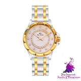 Linked Full Diamond Female Watch