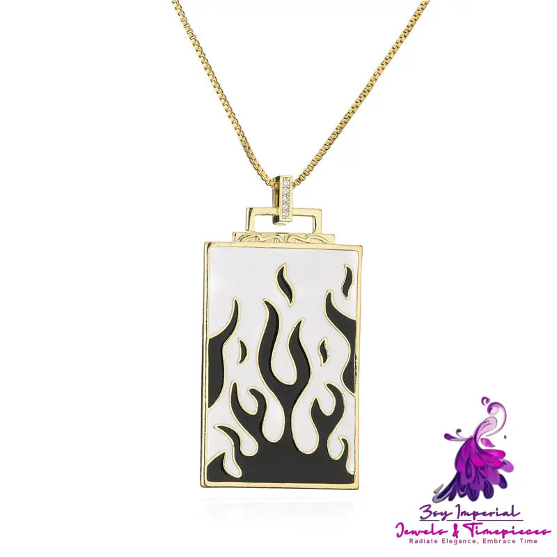 Geometric Pattern Necklace