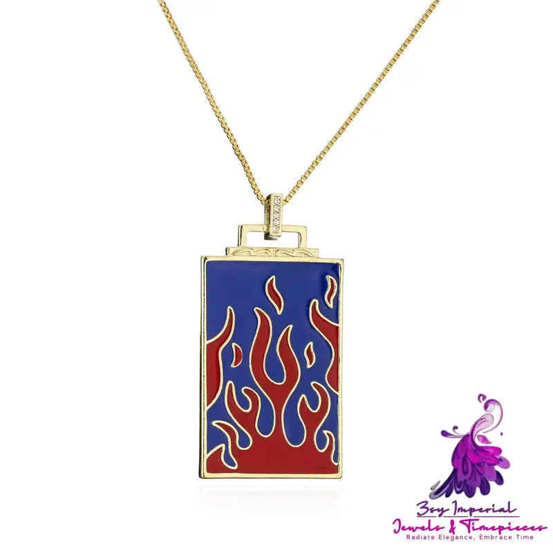 Geometric Pattern Necklace