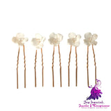 Ceramic Flower Hair Accessories