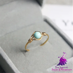 Natural Turquoise Handmade Ring