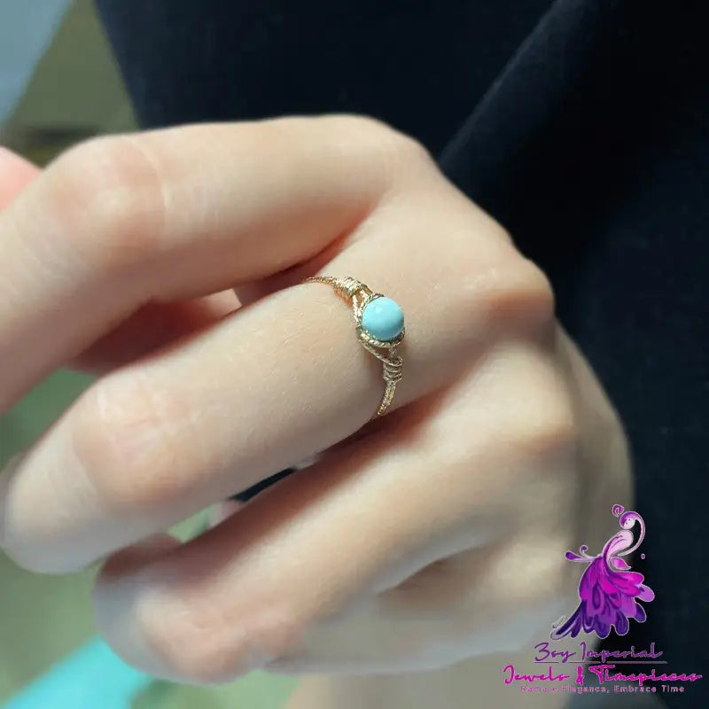 Natural Turquoise Handmade Ring