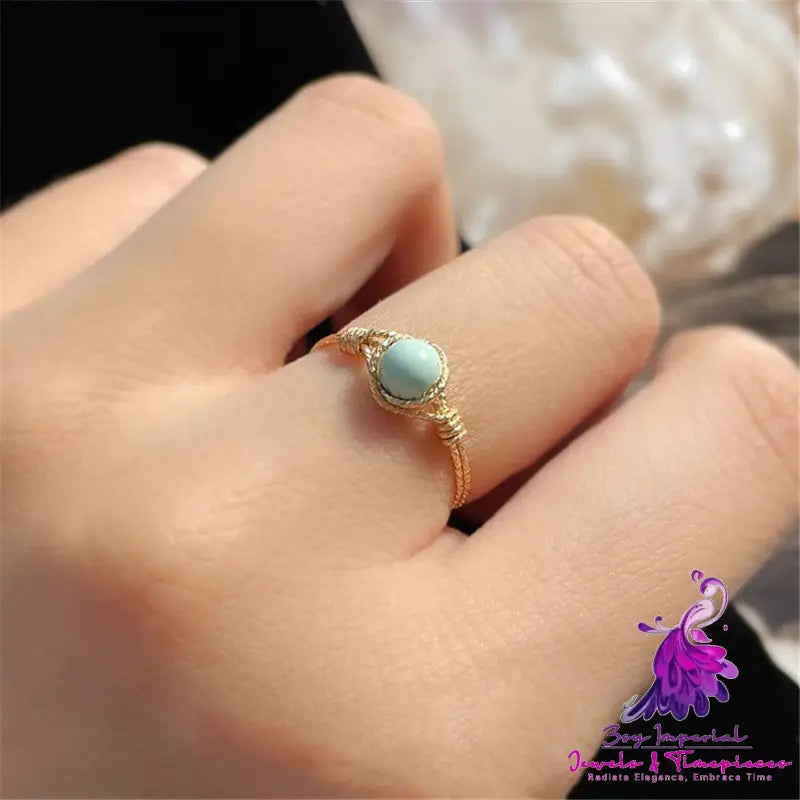 Natural Turquoise Handmade Ring