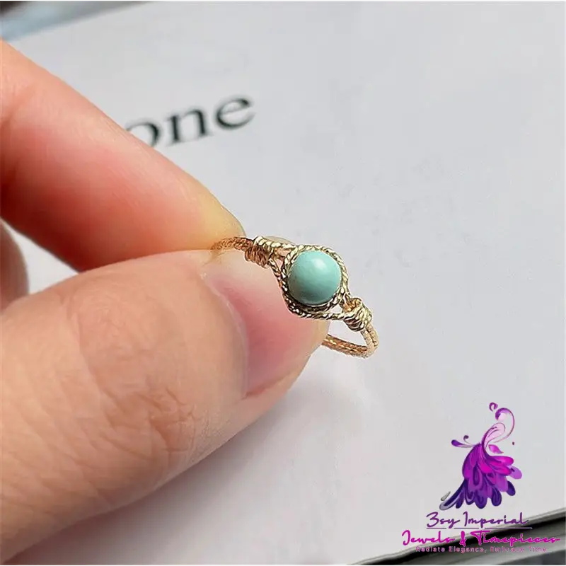 Natural Turquoise Handmade Ring