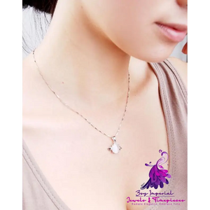 Heart Zircon Pendant Necklace