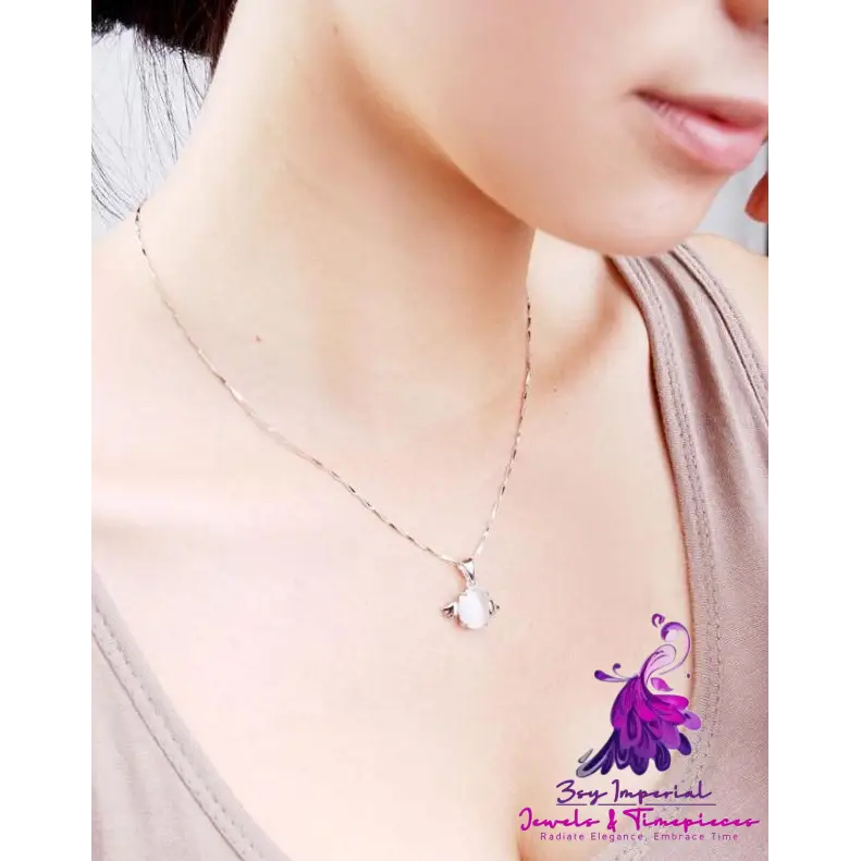 Heart Zircon Pendant Necklace