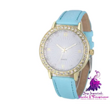 Sun Face Quartz Watch for Women